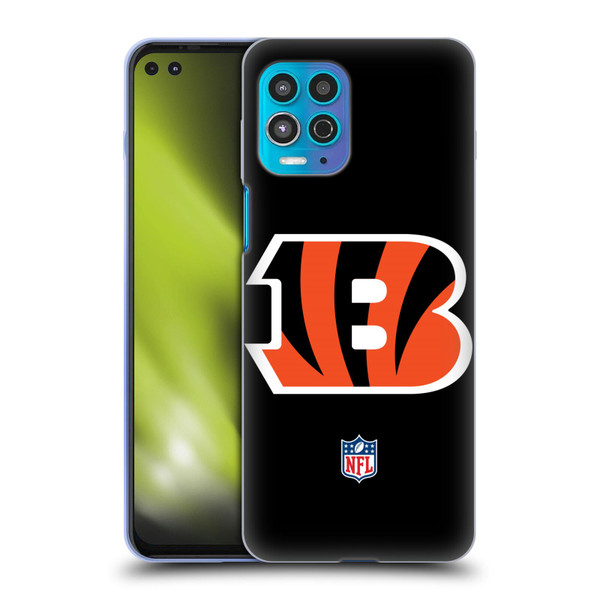 NFL Cincinnati Bengals Logo Plain Soft Gel Case for Motorola Moto G100