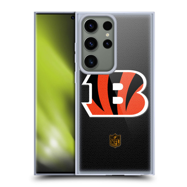 NFL Cincinnati Bengals Logo Football Soft Gel Case for Samsung Galaxy S23 Ultra 5G