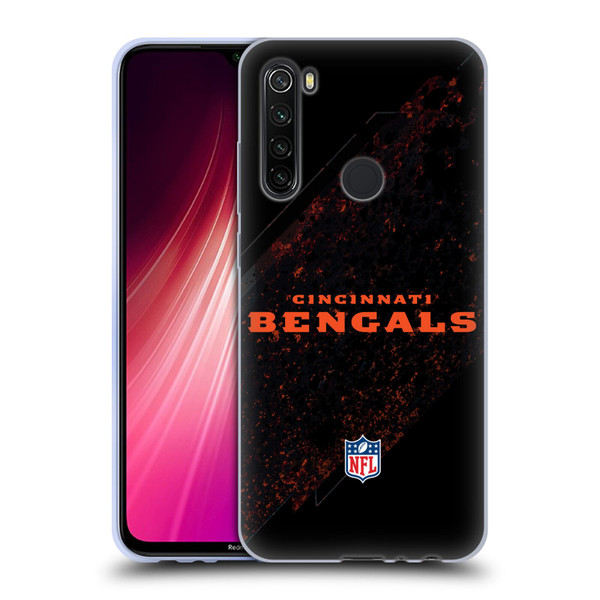 NFL Cincinnati Bengals Logo Blur Soft Gel Case for Xiaomi Redmi Note 8T