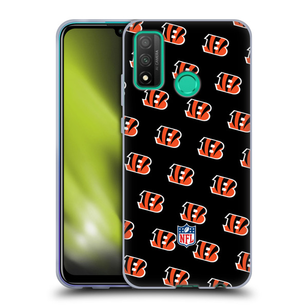 NFL Cincinnati Bengals Artwork Patterns Soft Gel Case for Huawei P Smart (2020)