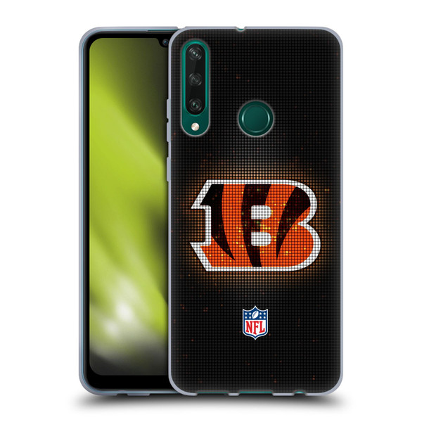 NFL Cincinnati Bengals Artwork LED Soft Gel Case for Huawei Y6p
