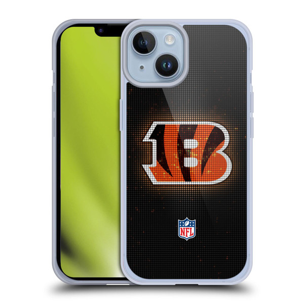 NFL Cincinnati Bengals Artwork LED Soft Gel Case for Apple iPhone 14