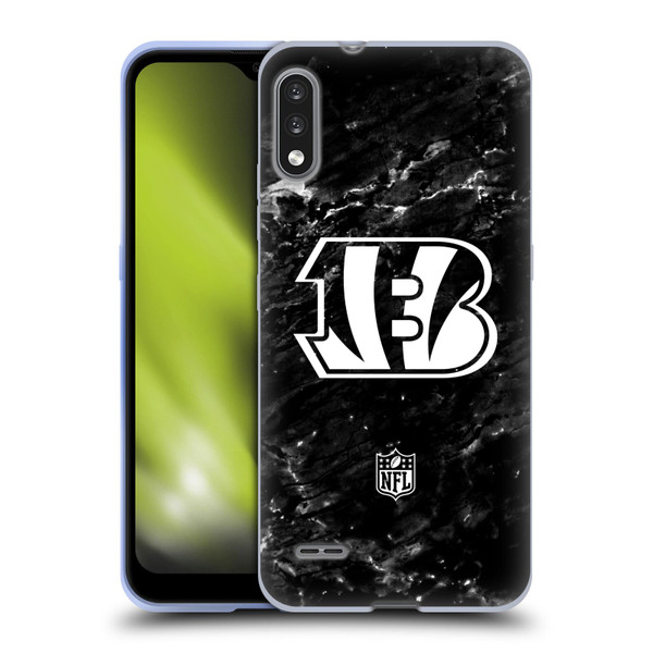 NFL Cincinnati Bengals Artwork Marble Soft Gel Case for LG K22