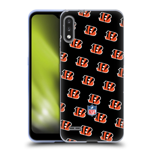 NFL Cincinnati Bengals Artwork Patterns Soft Gel Case for LG K22