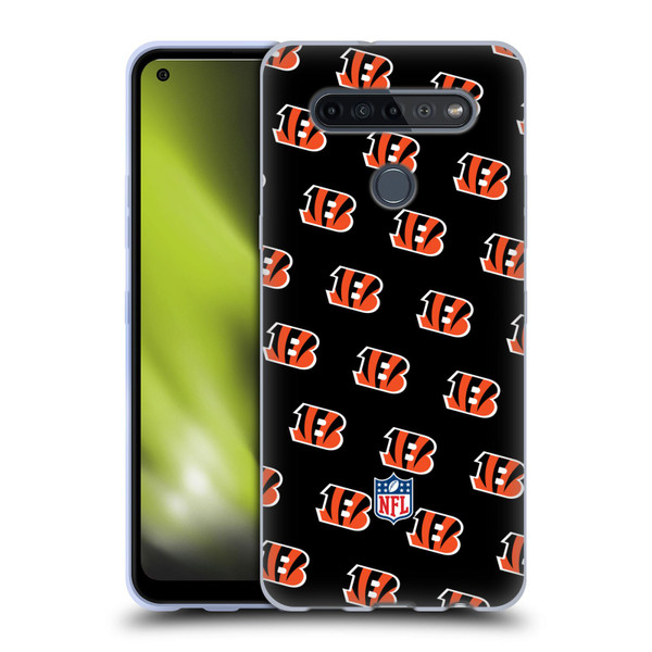 NFL Cincinnati Bengals Artwork Patterns Soft Gel Case for LG K51S