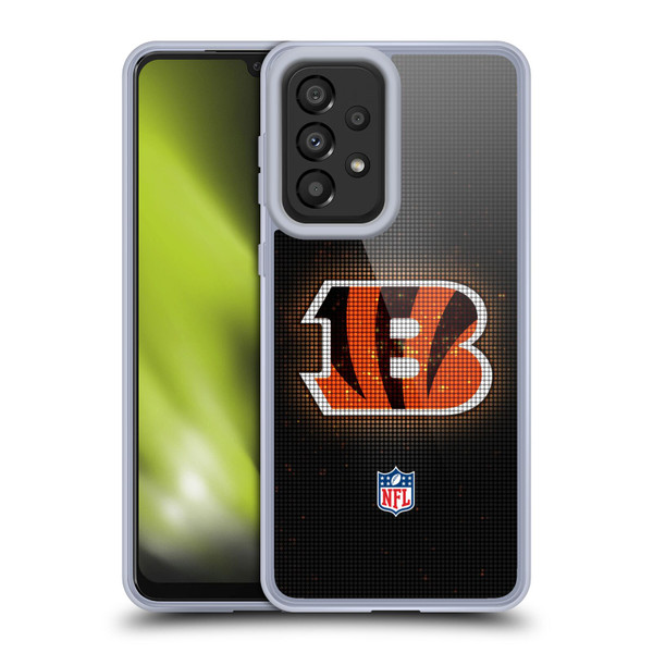 NFL Cincinnati Bengals Artwork LED Soft Gel Case for Samsung Galaxy A33 5G (2022)