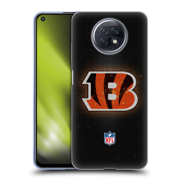 NFL Cincinnati Bengals Artwork LED Soft Gel Case for Xiaomi Redmi Note 9T 5G