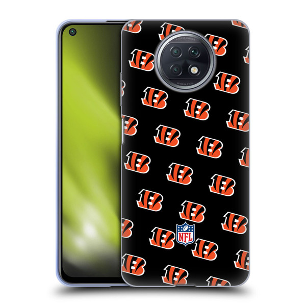 NFL Cincinnati Bengals Artwork Patterns Soft Gel Case for Xiaomi Redmi Note 9T 5G