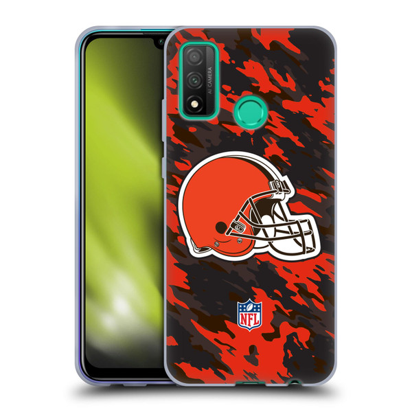 NFL Cleveland Browns Logo Camou Soft Gel Case for Huawei P Smart (2020)