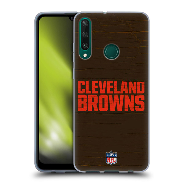 NFL Cleveland Browns Logo Distressed Look Soft Gel Case for Huawei Y6p
