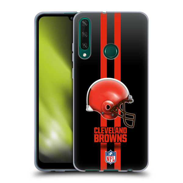 NFL Cleveland Browns Logo Helmet Soft Gel Case for Huawei Y6p