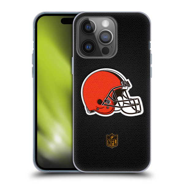 NFL Cleveland Browns Logo Football Soft Gel Case for Apple iPhone 14 Pro