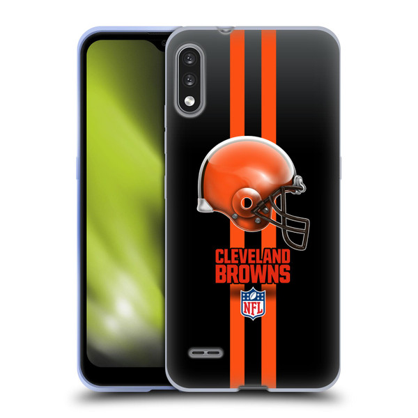 NFL Cleveland Browns Logo Helmet Soft Gel Case for LG K22