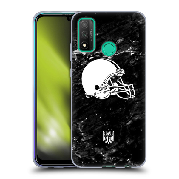 NFL Cleveland Browns Artwork Marble Soft Gel Case for Huawei P Smart (2020)