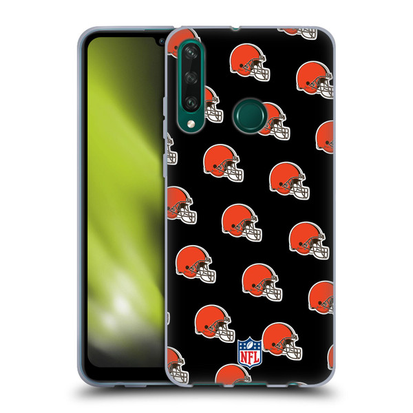NFL Cleveland Browns Artwork Patterns Soft Gel Case for Huawei Y6p