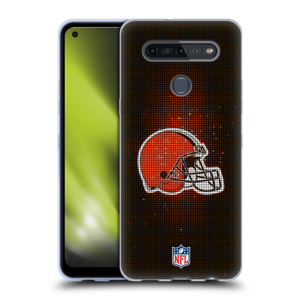 NFL Cleveland Browns Artwork LED Soft Gel Case for LG K51S