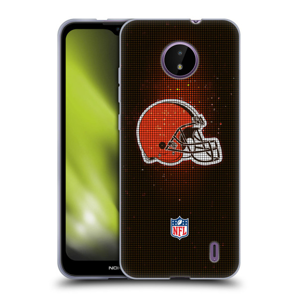 NFL Cleveland Browns Artwork LED Soft Gel Case for Nokia C10 / C20