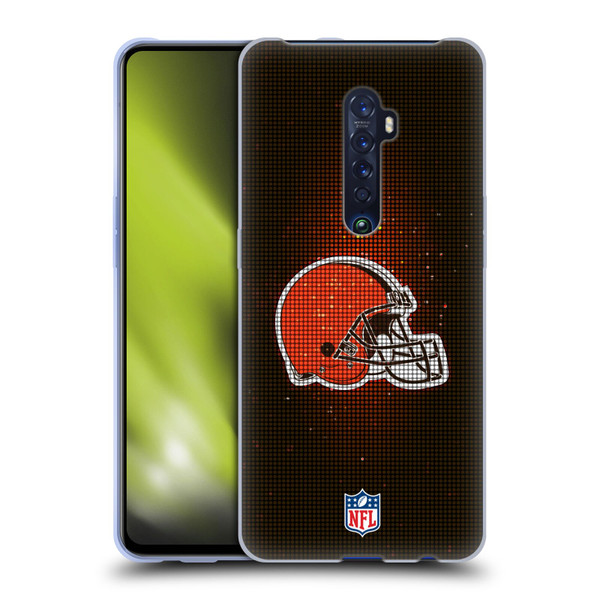 NFL Cleveland Browns Artwork LED Soft Gel Case for OPPO Reno 2