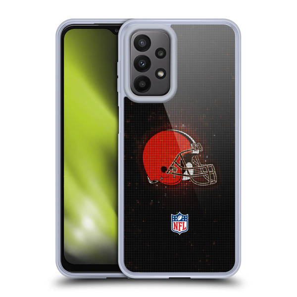 NFL Cleveland Browns Artwork LED Soft Gel Case for Samsung Galaxy A23 / 5G (2022)