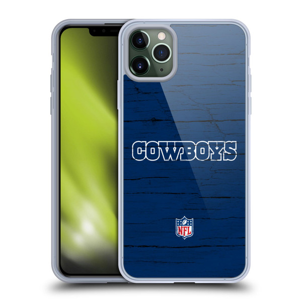 NFL Dallas Cowboys Logo Distressed Look Soft Gel Case for Apple iPhone 11 Pro Max
