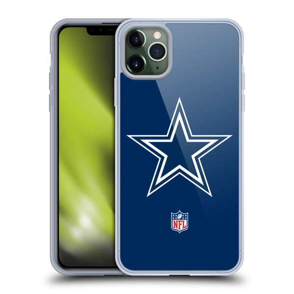 NFL Dallas Cowboys Logo Plain Soft Gel Case for Apple iPhone 11 Pro Max