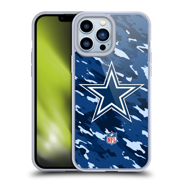NFL Dallas Cowboys Logo Camou Soft Gel Case for Apple iPhone 13 Pro Max NFL Dallas Cowboys Logo Camou Soft Gel Case for Apple iPhone 13 Pro Max