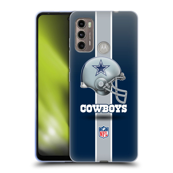 NFL Dallas Cowboys Logo Helmet Soft Gel Case for Motorola Moto G60 / Moto G40 Fusion