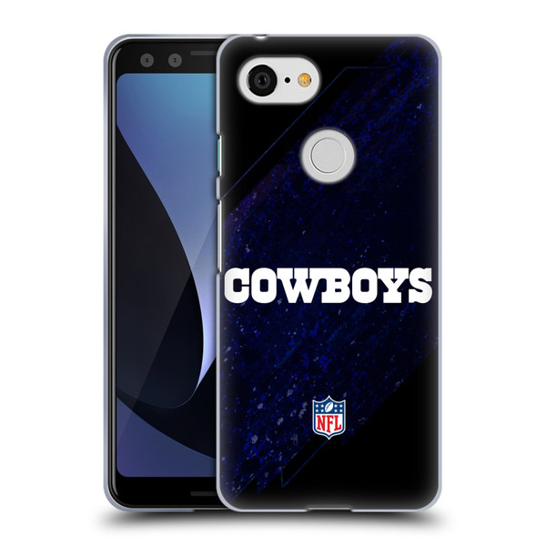 NFL Dallas Cowboys Logo Blur Soft Gel Case for Google Pixel 3