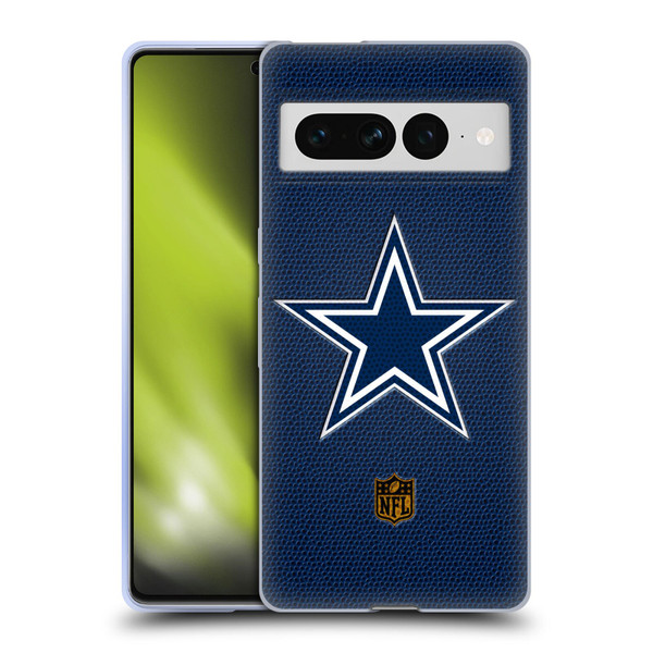 NFL Dallas Cowboys Logo Football Soft Gel Case for Google Pixel 7 Pro