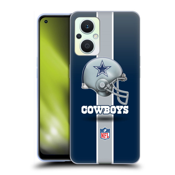 NFL Dallas Cowboys Logo Helmet Soft Gel Case for OPPO Reno8 Lite