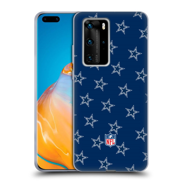 NFL Dallas Cowboys Artwork Patterns Soft Gel Case for Huawei P40 Pro / P40 Pro Plus 5G