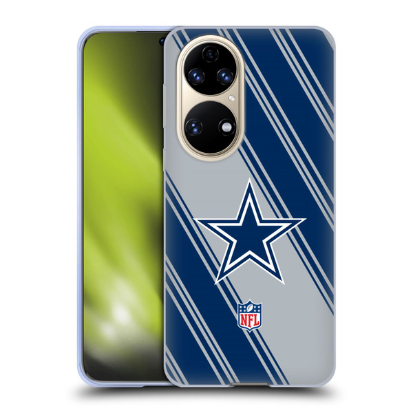 NFL Dallas Cowboys Artwork Stripes Soft Gel Case for Huawei P50