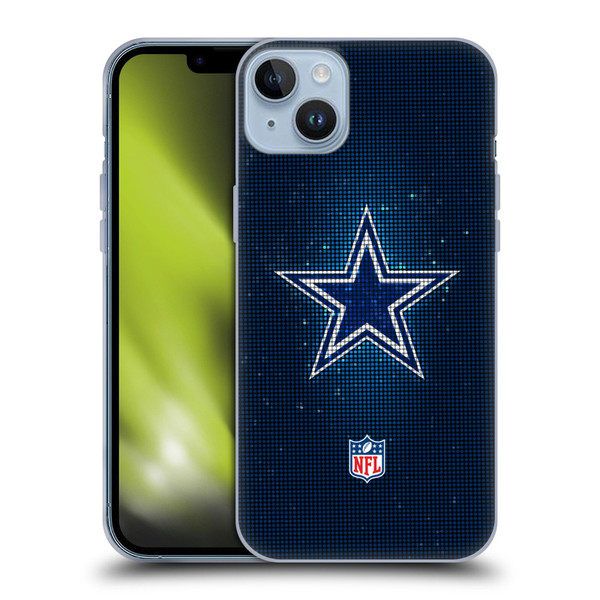 NFL Dallas Cowboys Artwork LED Soft Gel Case for Apple iPhone 14 Plus