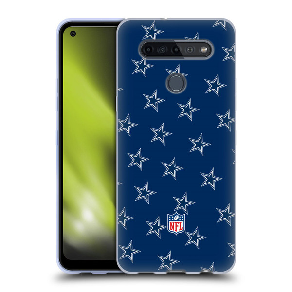 NFL Dallas Cowboys Artwork Patterns Soft Gel Case for LG K51S
