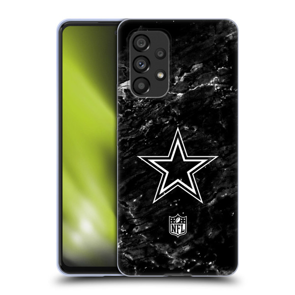 NFL Dallas Cowboys Artwork Marble Soft Gel Case for Samsung Galaxy A53 5G (2022)