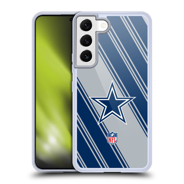 NFL Dallas Cowboys Artwork Stripes Soft Gel Case for Samsung Galaxy S22 5G