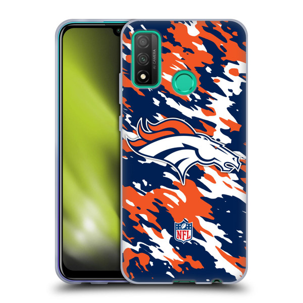 NFL Denver Broncos Logo Camou Soft Gel Case for Huawei P Smart (2020)