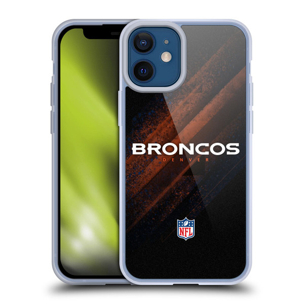 NFL Denver Broncos Logo Blur Soft Gel Case for Apple iPhone 12 Mini