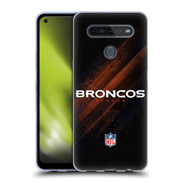 NFL Denver Broncos Logo Blur Soft Gel Case for LG K51S