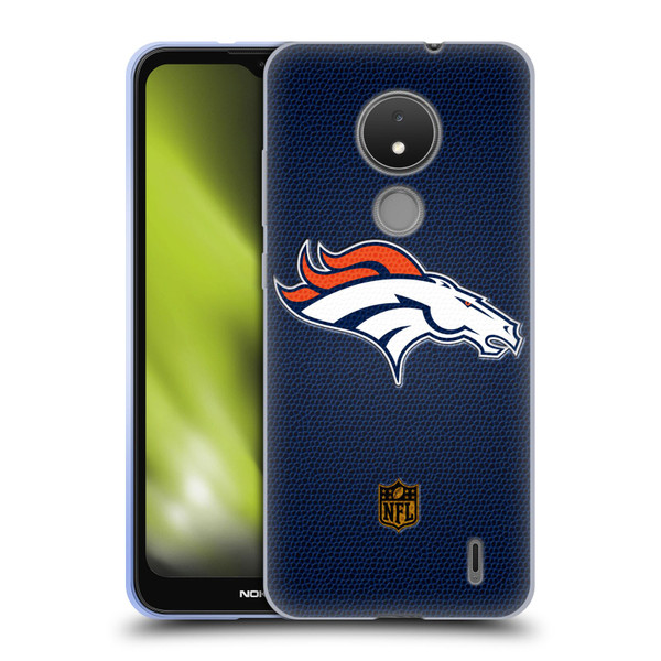 NFL Denver Broncos Logo Football Soft Gel Case for Nokia C21