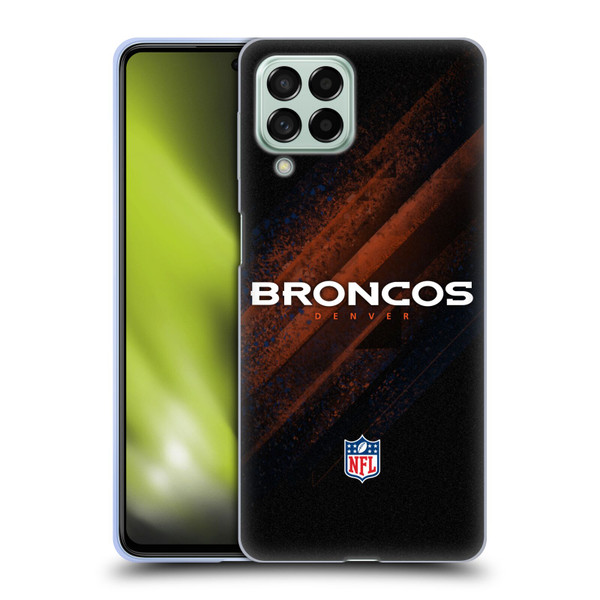 NFL Denver Broncos Logo Blur Soft Gel Case for Samsung Galaxy M53 (2022)