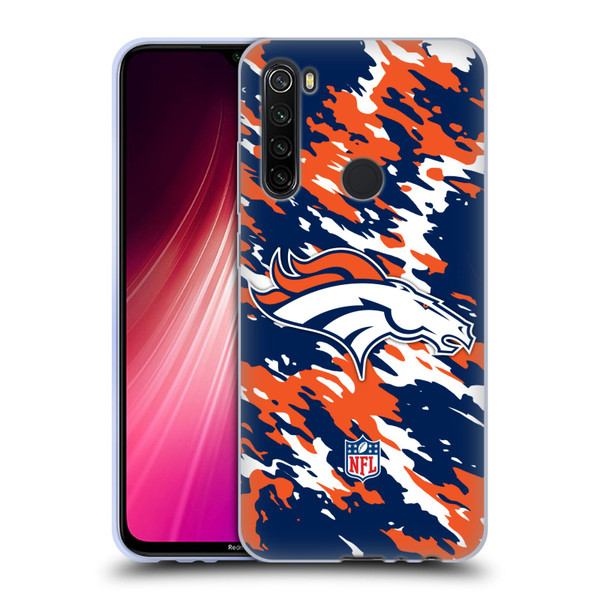 NFL Denver Broncos Logo Camou Soft Gel Case for Xiaomi Redmi Note 8T