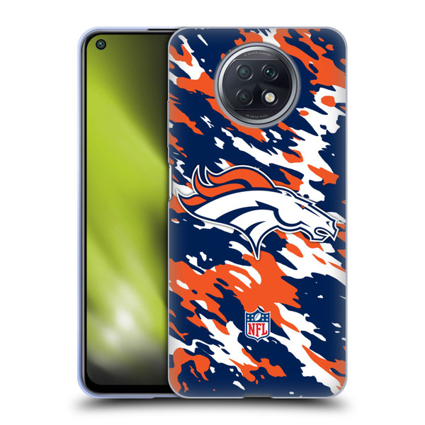 NFL Denver Broncos Logo Camou Soft Gel Case for Xiaomi Redmi Note 9T 5G