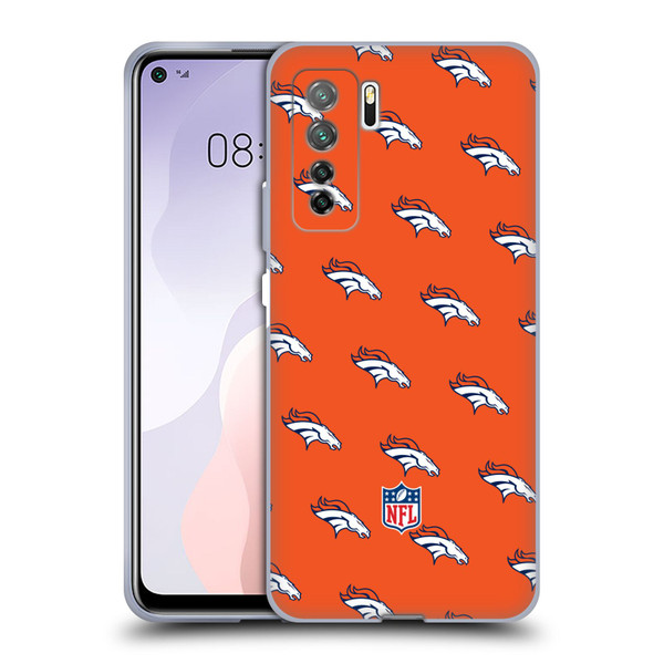 NFL Denver Broncos Artwork Patterns Soft Gel Case for Huawei Nova 7 SE/P40 Lite 5G