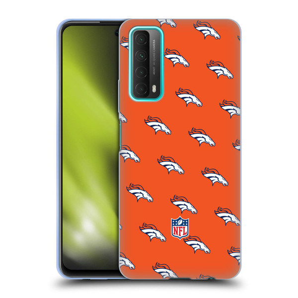 NFL Denver Broncos Artwork Patterns Soft Gel Case for Huawei P Smart (2021)