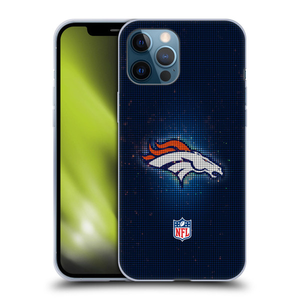 NFL Denver Broncos Artwork LED Soft Gel Case for Apple iPhone 12 Pro Max