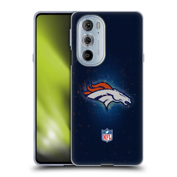 NFL Denver Broncos Artwork LED Soft Gel Case for Motorola Edge X30