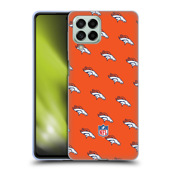 NFL Denver Broncos Artwork Patterns Soft Gel Case for Samsung Galaxy M53 (2022)