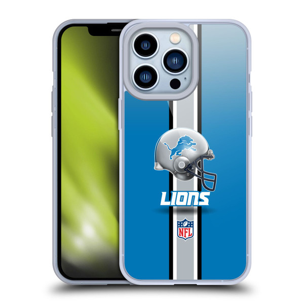NFL Detroit Lions Logo Helmet Soft Gel Case for Apple iPhone 13 Pro NFL Detroit Lions Logo Helmet Soft Gel Case for Apple iPhone 13 Pro