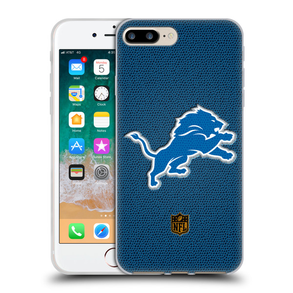NFL Detroit Lions Logo Football Soft Gel Case for Apple iPhone 7 Plus / iPhone 8 Plus NFL Detroit Lions Logo Football Soft Gel Case for Apple iPhone 7 Plus / iPhone 8 Plus